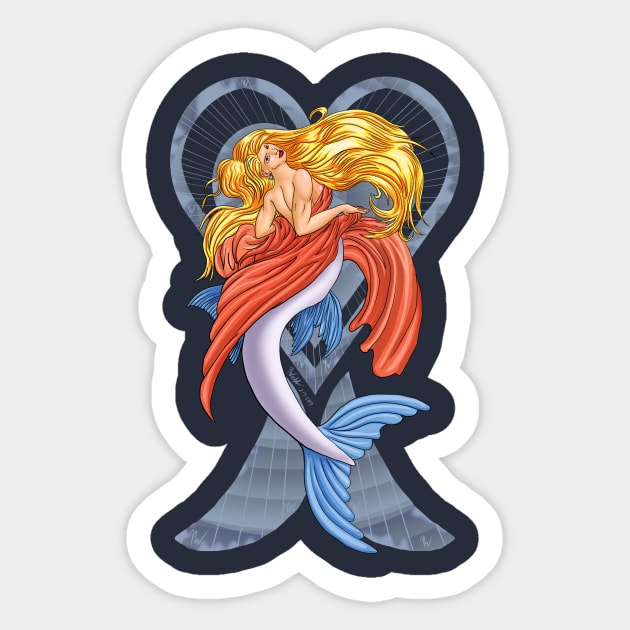 Mermaid 02092019 Sticker by BlademanUnitPi